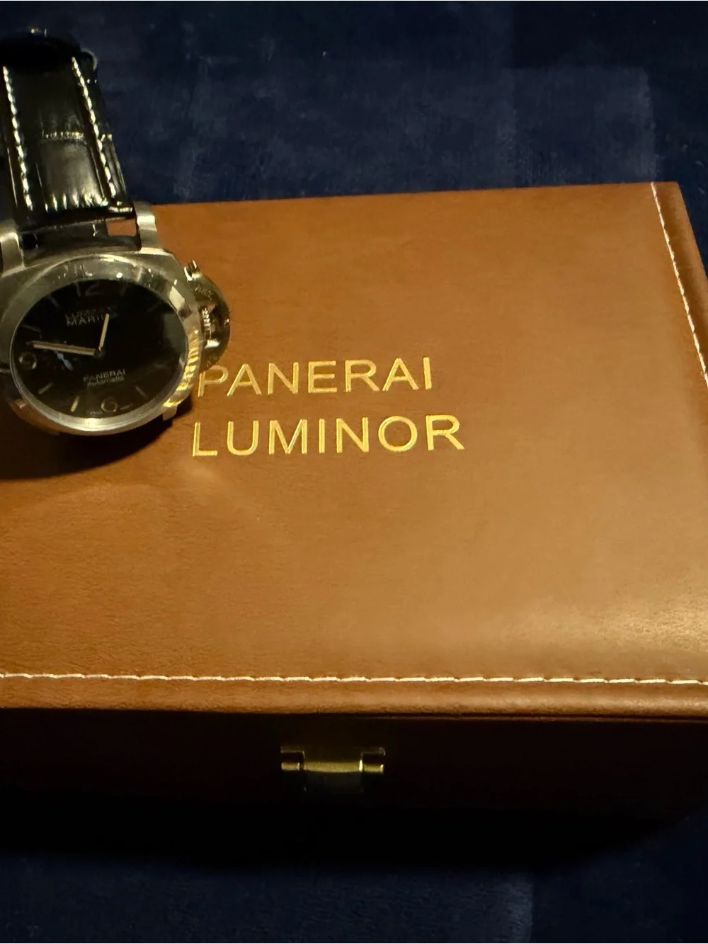Panerai Luminor Gold Box with Gold Logo